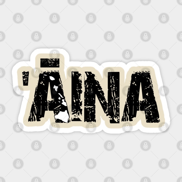 Aina Hawaiian Islands by Hawaii Nei All Day Sticker by hawaiineiallday